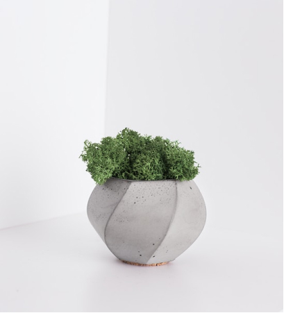 Stoneware Spiral Vase